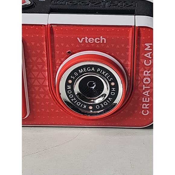 VTech KidiZoom Creator Cam HD Video Kids Red Digital Camera NO CHARGER CABLE - Picture 4 of 16